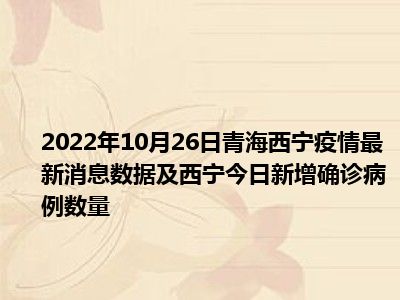 西宁大堡子疫情最新消息情况  西宁大堡子批发市场出现新冠了吗