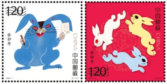 兔年的“蓝兔子”邮票遭网友吐槽